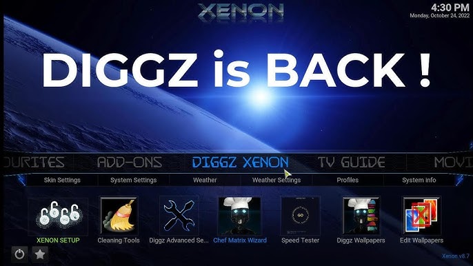 How to Install Diggz Burst Build on Kodi