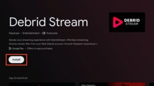 Debrid Stream APK Install