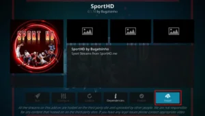 SportHD Addon for Kodi Installation